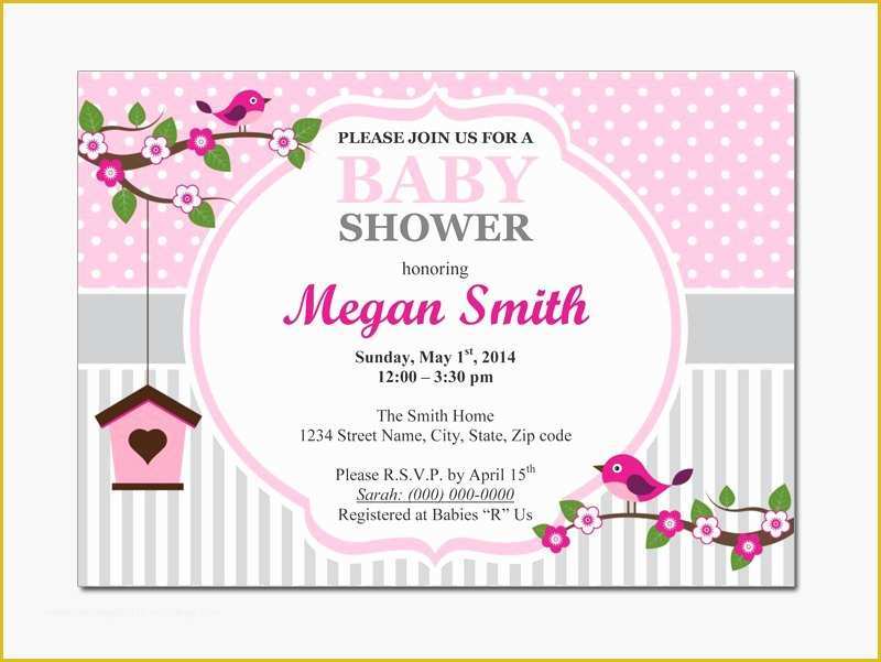 Free Baby Invitation Templates Of Baby Shower Invitations for Word Templates Party Xyz