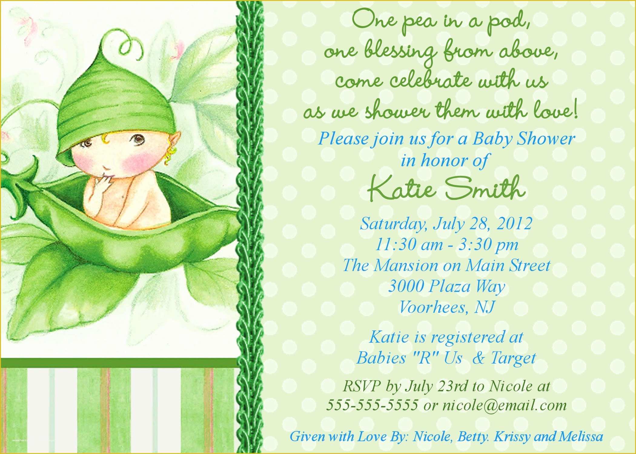 Free Baby Invitation Templates Of Baby Shower Invite Samples Mughals