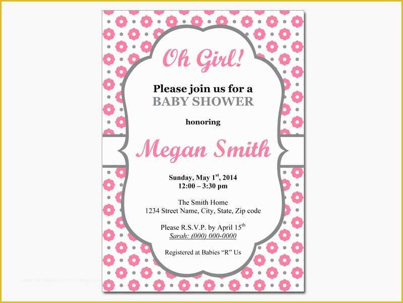 Free Baby Invitation Templates Of Editable Baby Shower Invitations Templates Party Xyz