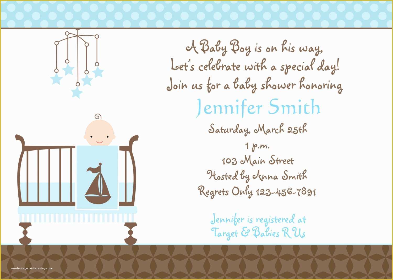 Free Baby Invitation Templates Of Free Baby Boy Shower Invitations Templates Baby Boy