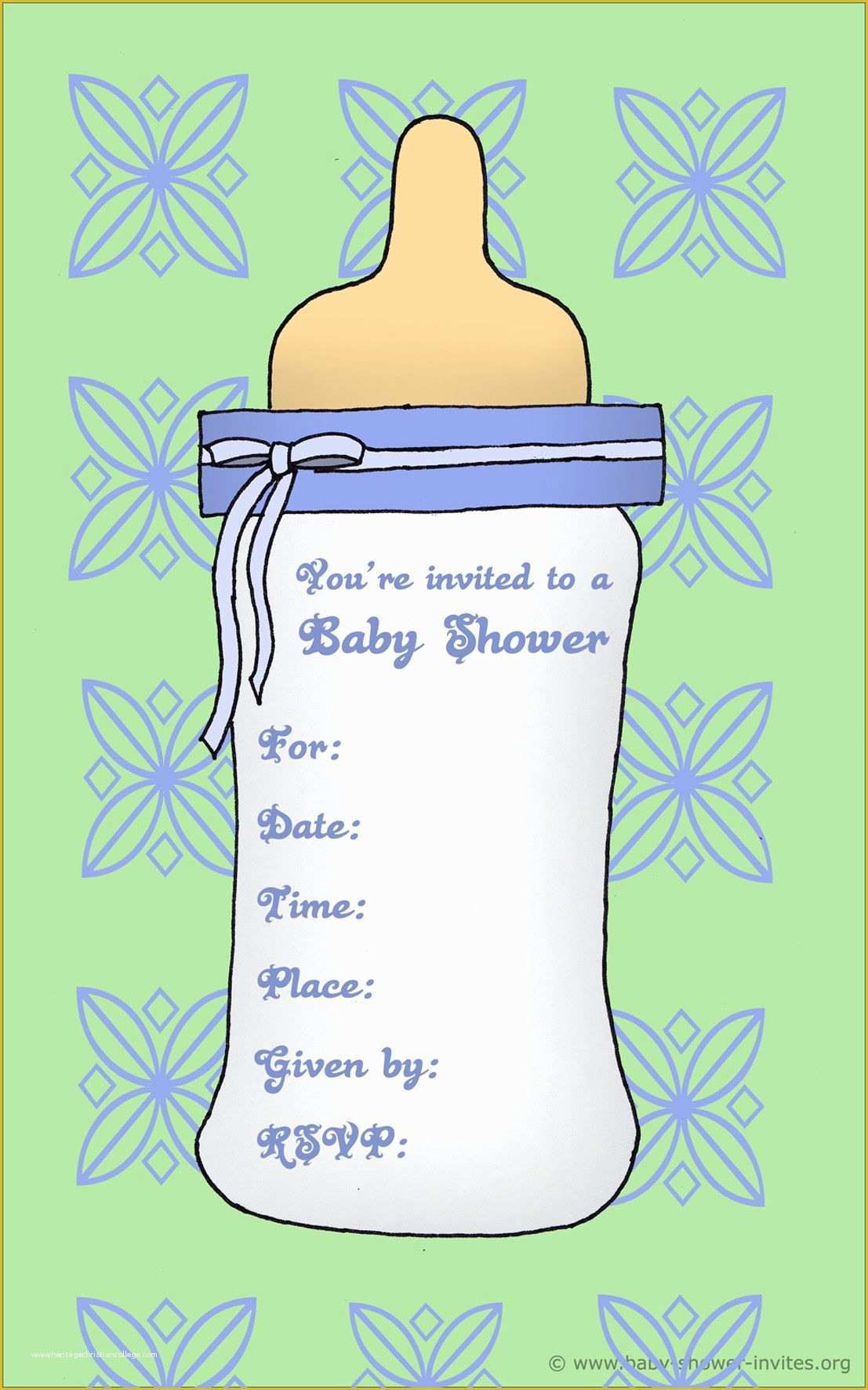 Free Baby Invitation Templates Of Free Baby Invitation Template Free Baby Shower