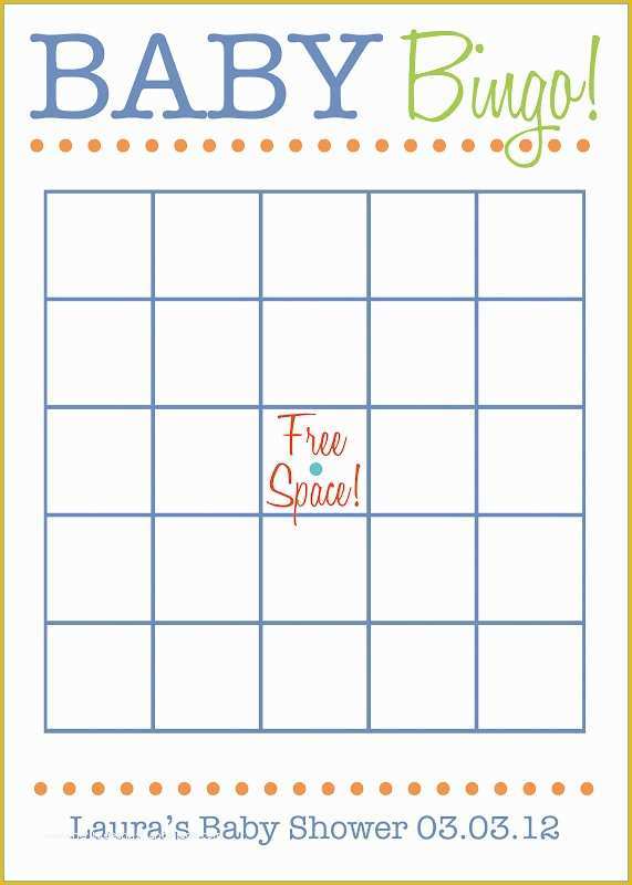 Free Baby Shower Bingo Blank Template Of 75th and Sedgwick Baby Shower Invites Alphabet theme