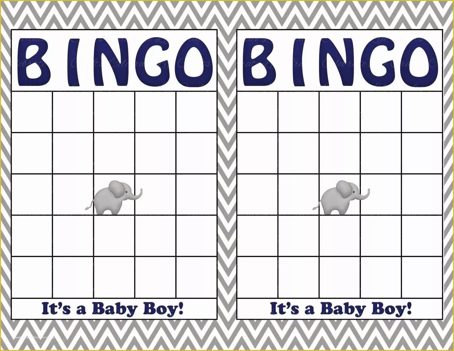 Free Baby Shower Bingo Blank Template Of Blank Baby Shower Bingo Cards Printable Party Baby Boy