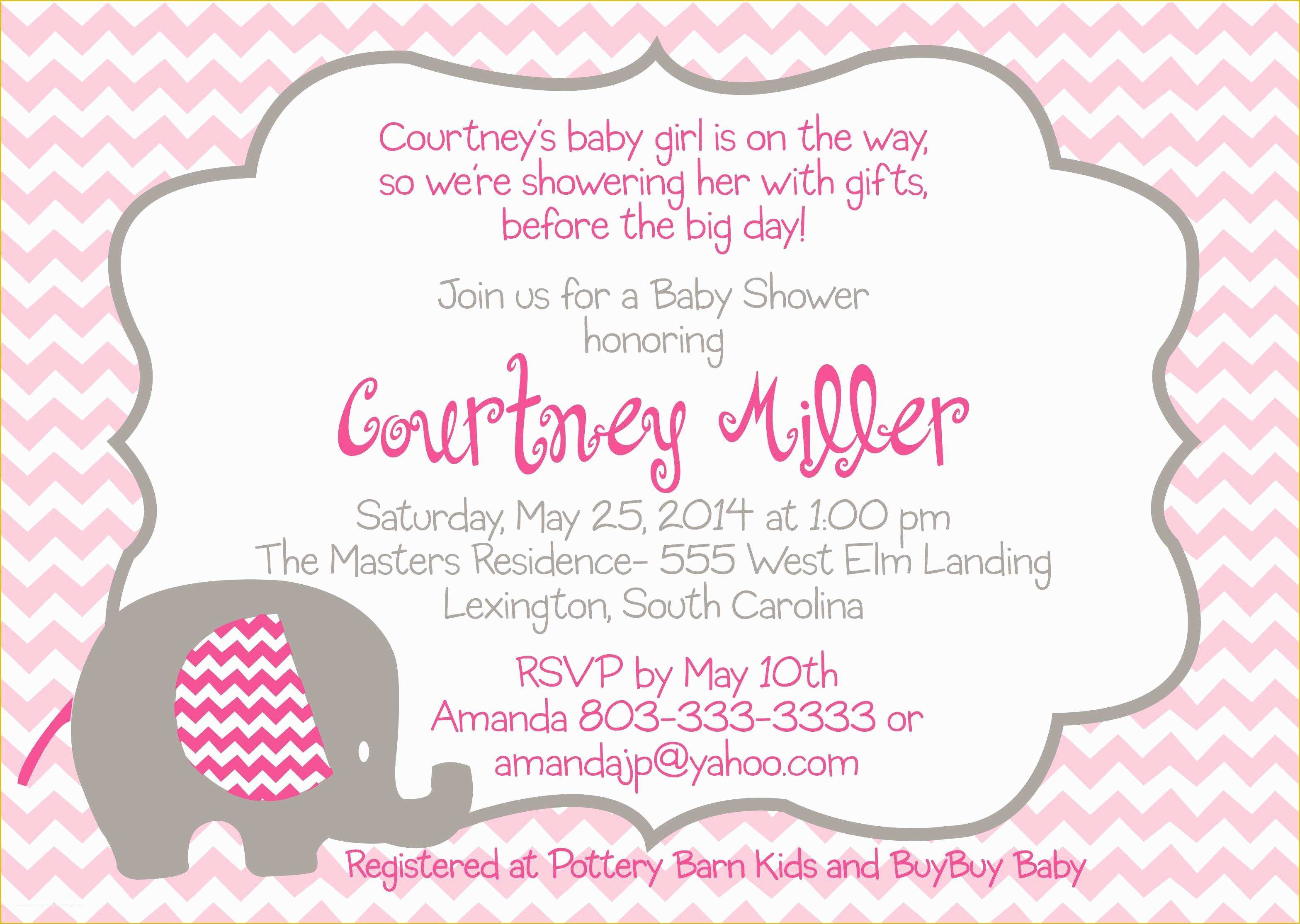 Free Baby Shower Invitation Templates Of Baby Shower Invitation Free Baby Shower Invitation