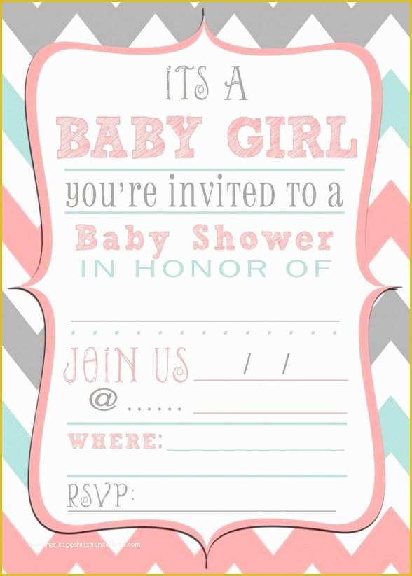 Free Baby Shower Invitation Templates Of Baby Shower Invitations Free Printable Baby Shower