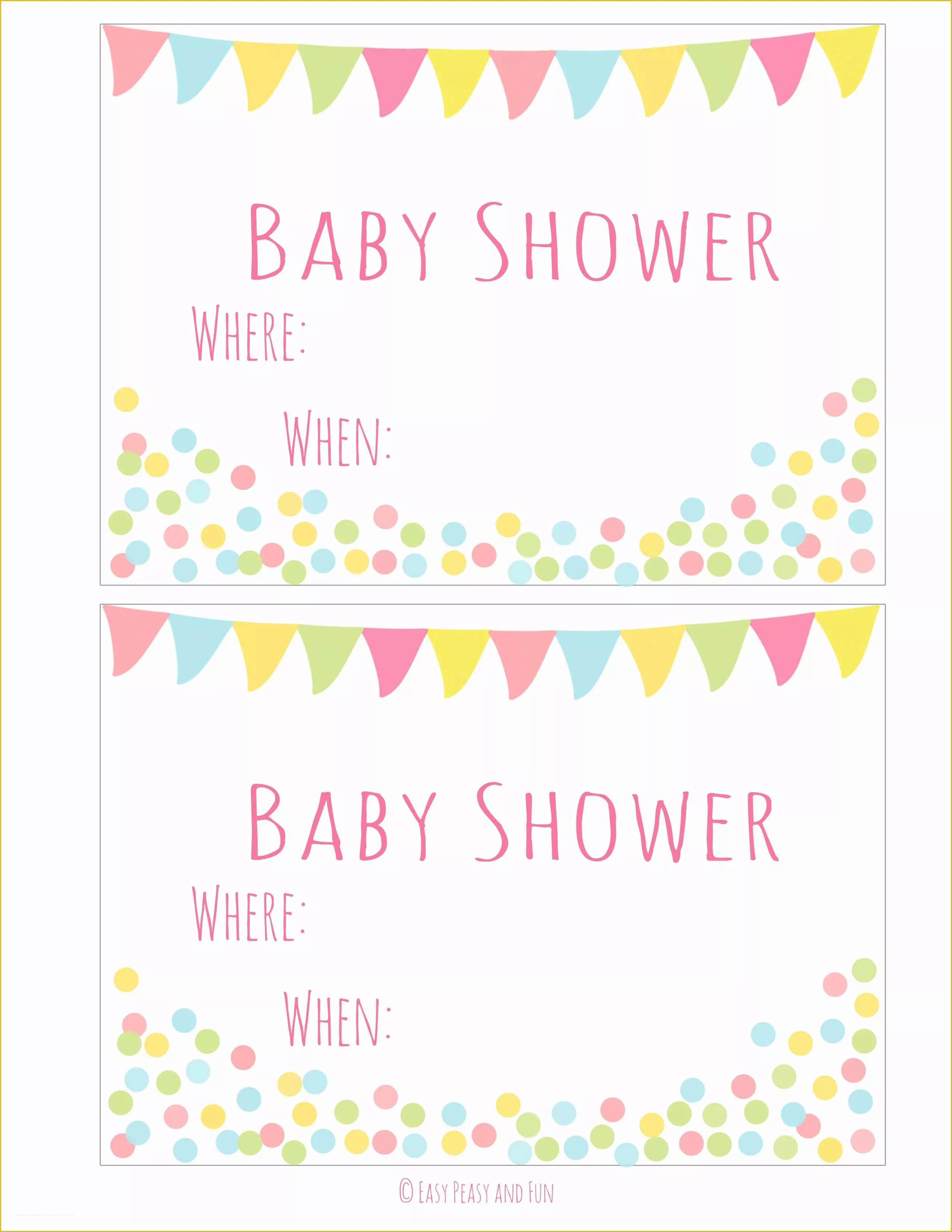 Free Baby Shower Invitation Templates Of Baby Shower Templates Free Printable