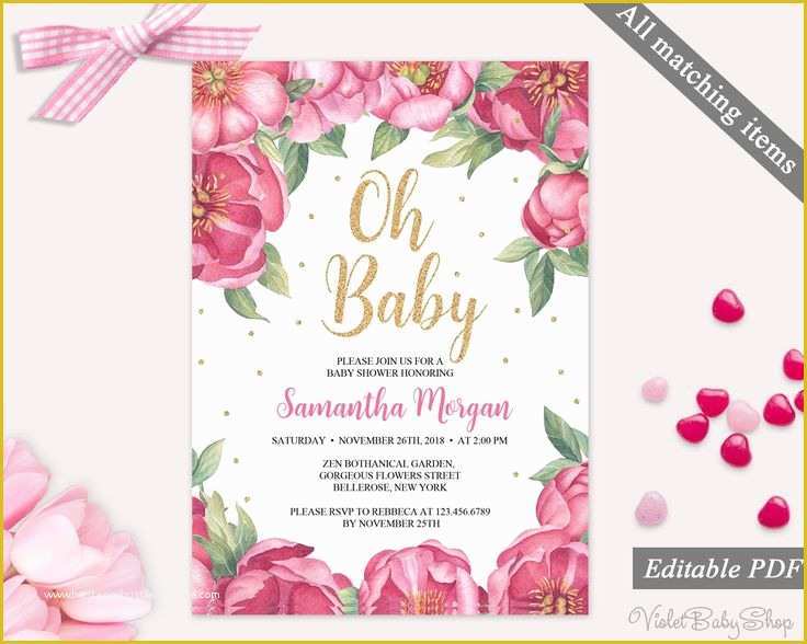 Free Baby Shower Invitations Templates Pdf Of 25 Unique Baby Shower Invitation Templates Ideas On