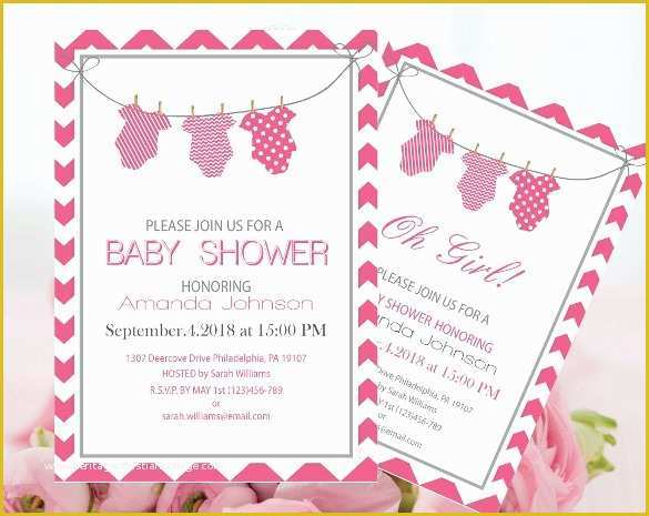 Free Baby Shower Invitations Templates Pdf Of Baby Shower Invitation Able Templates