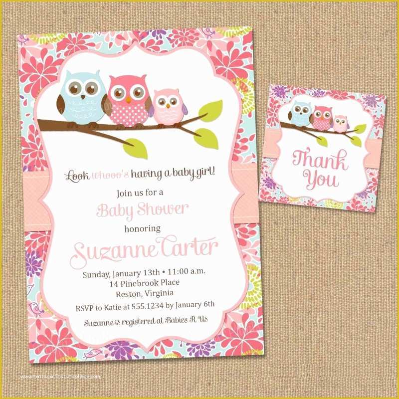 Free Baby Shower Invitations Templates Pdf Of Free Printable Baby Shower Invitations for Girls