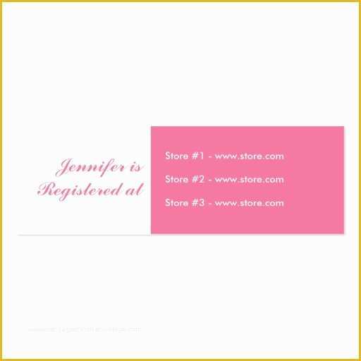 Free Baby Shower Registry Cards Template Of Baby Registry Cards Business Card Templates