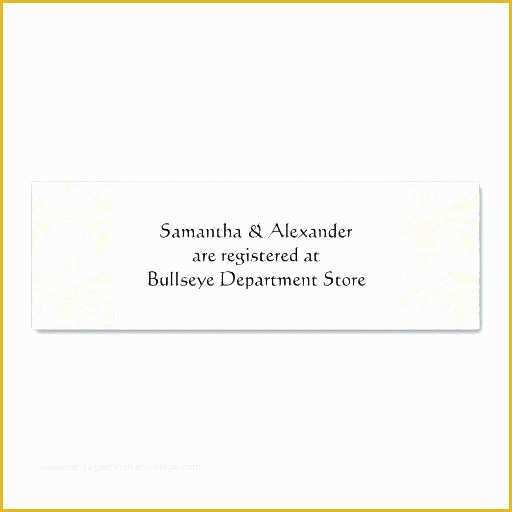 Free Baby Shower Registry Cards Template Of Baby Shower Registry Cards Template – Macolineo