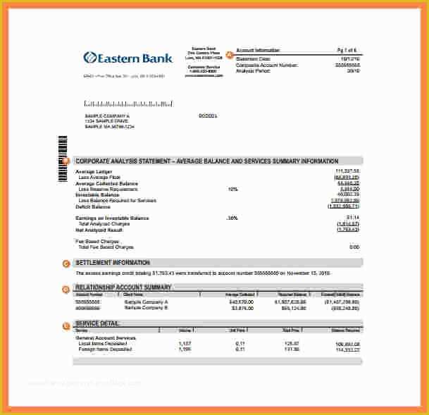 Free Bank Statement Template Of 9 Create A Bank Statement Free
