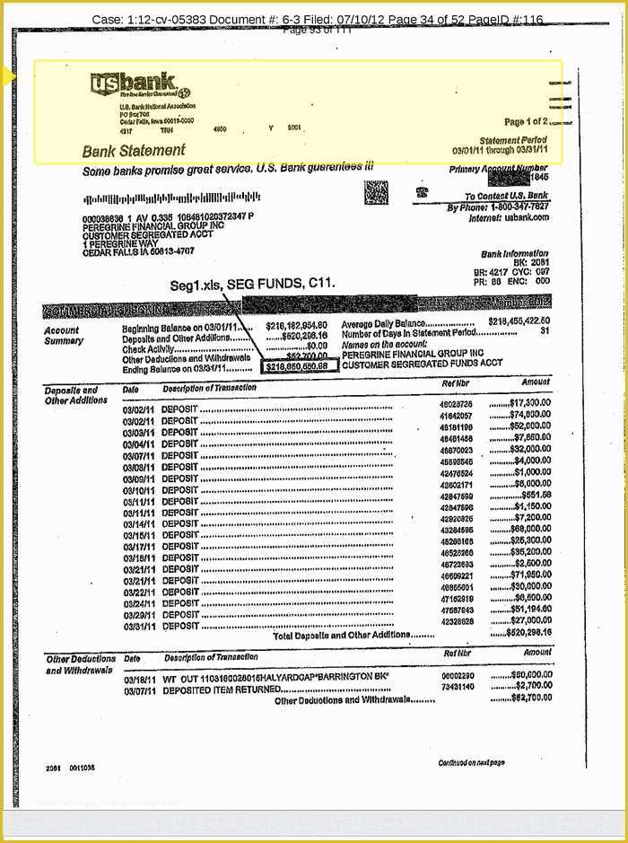 Free Bank Statement Template Of Bank Statement Template