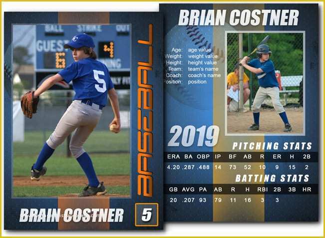 Free Baseball Card Template Of 15 Psd Football Trading Card Baseball Trading