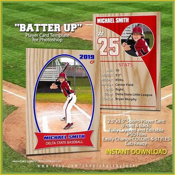 Free Baseball Card Template Of 17 Best Images About Baseball Card Templates On Pinterest