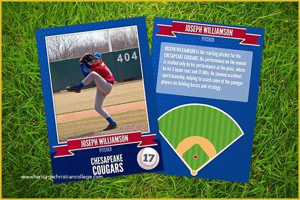 Free Baseball Card Template Of Baseball Card Template – 9 Free Printable Word Pdf Psd