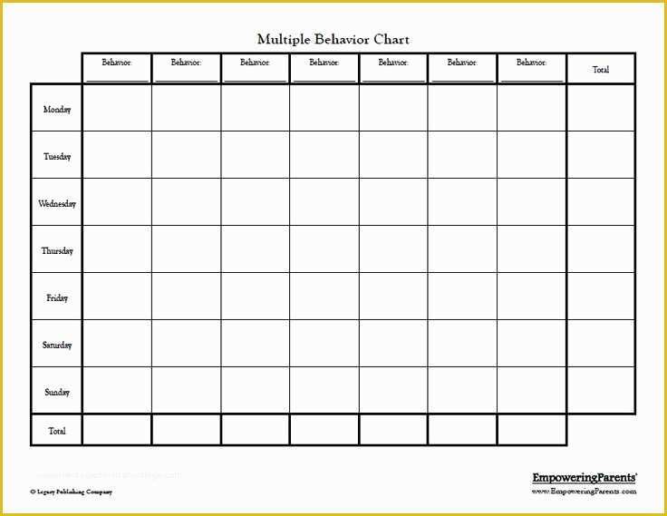 Free Behavior Chart Template Of Free Printable Behavior Charts For Free Behavior Chart Template Of Free Printable Behavior Charts For