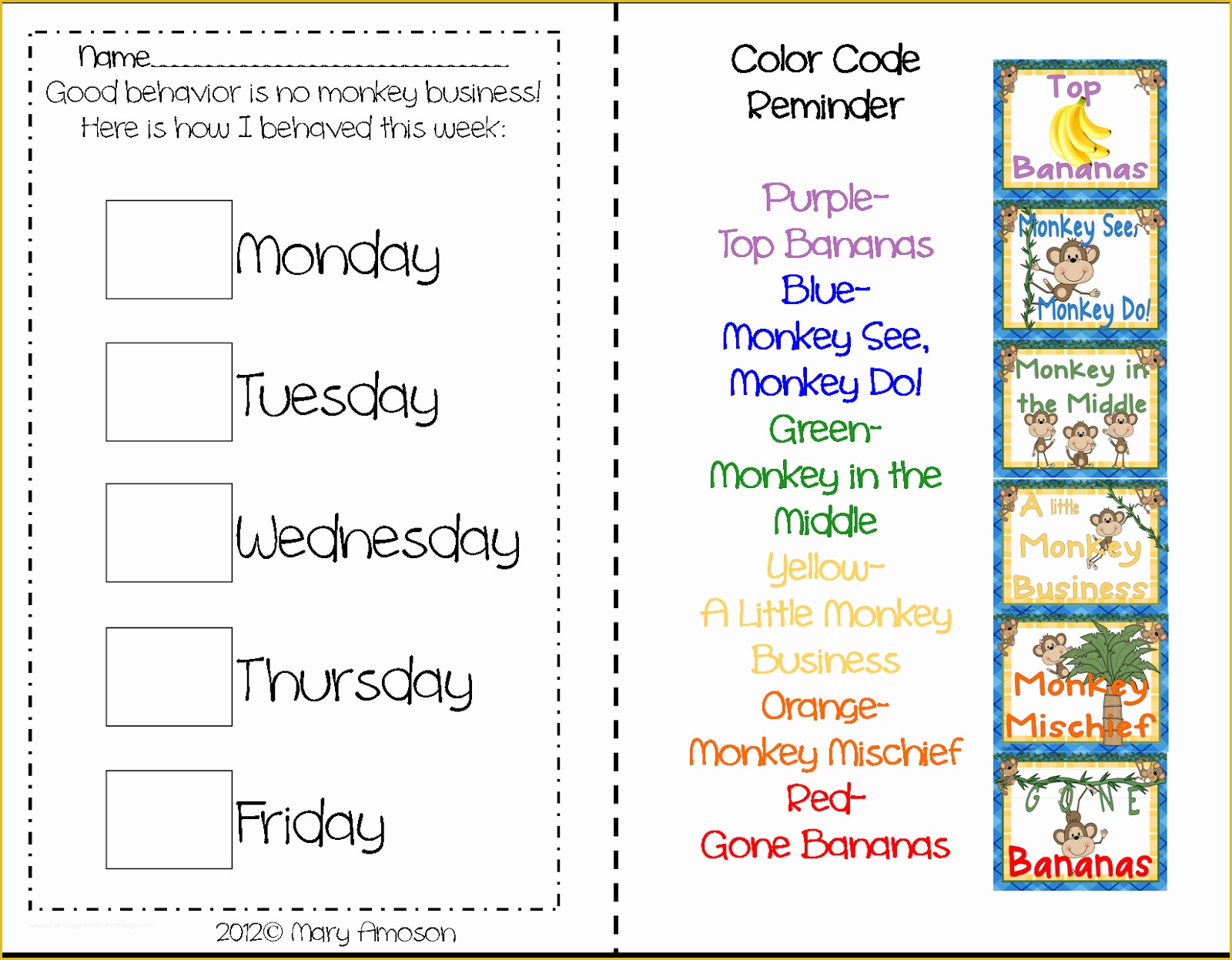 Free Behavior Chart Template Of Printable Behavior Charts for Kindergarten Uma Printable