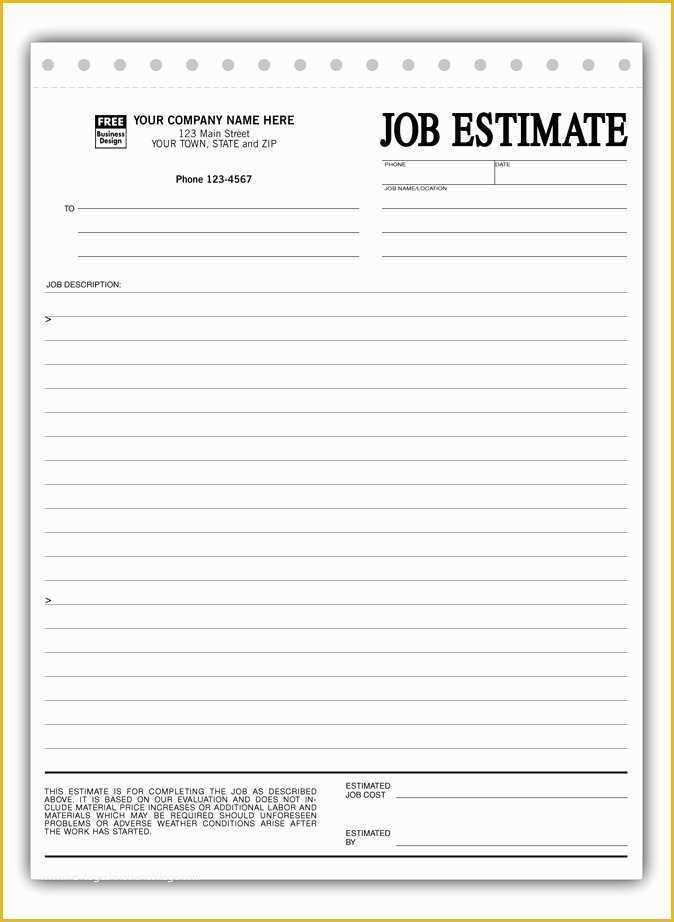 Free Bid Sheet Template Of Construction Estimate Template