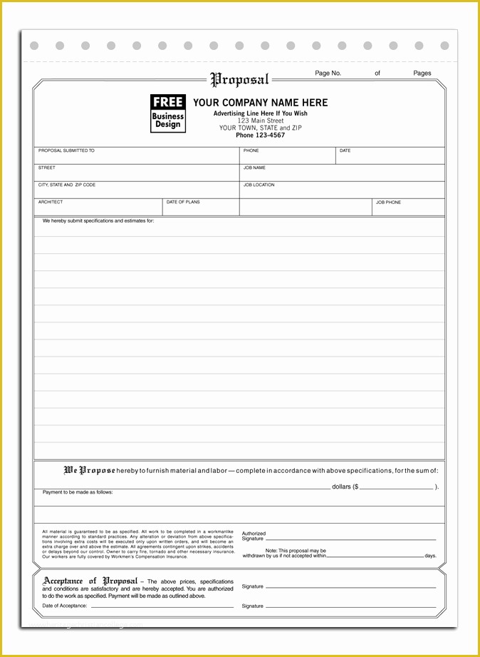 Free Bid Sheet Template Of Free Hvac Bid Proposal Template top Of Insurance