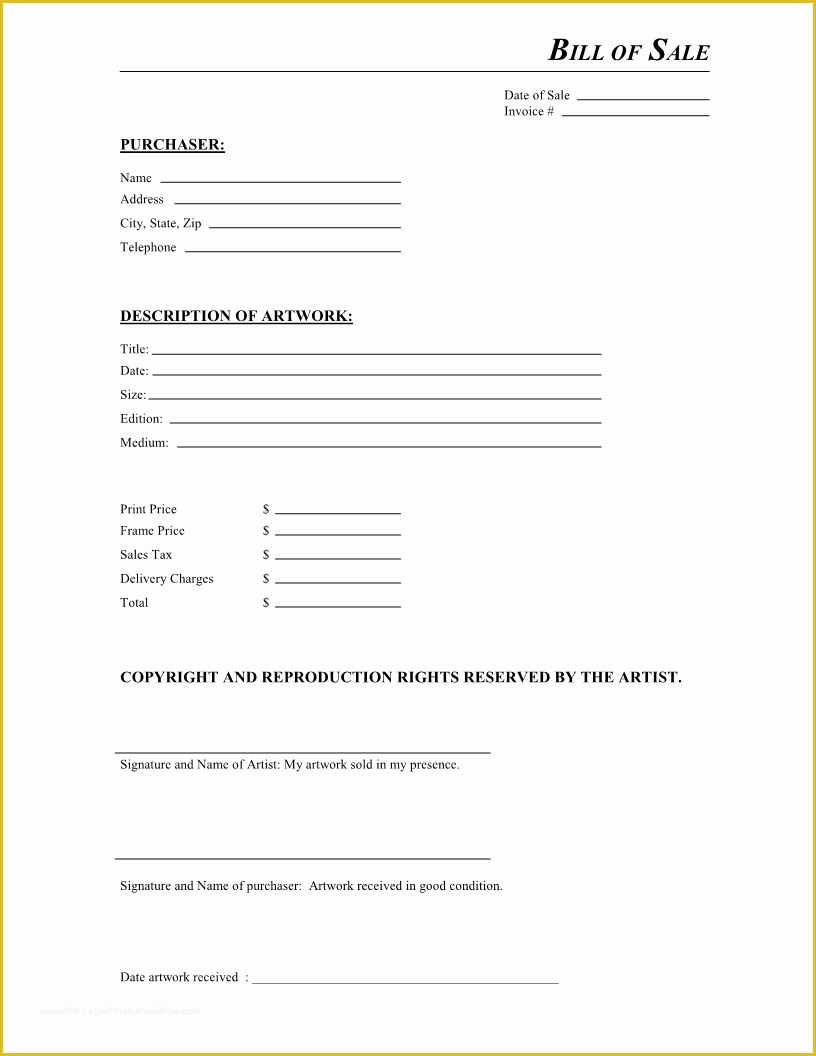 Free Bill Of Sale Template Of Bill Sale Sample Document Mughals