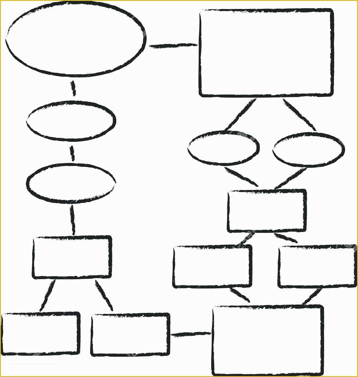 Free Blank Flow Chart Template for Word Of Template Blank Flowchart Template