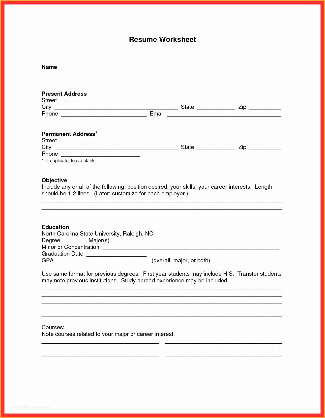 Free Blank Resume Templates Of Apa Resume Template