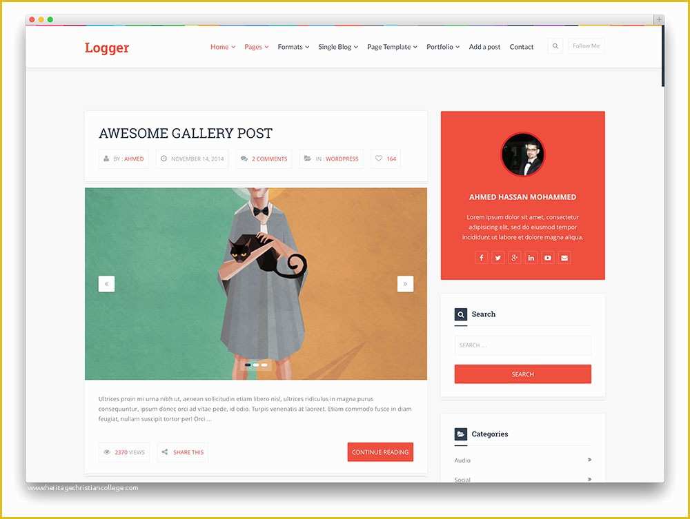 Free Blog Templates Wordpress Of 11 Best Tumblr Style Wordpress Blog themes 2019 Colorlib