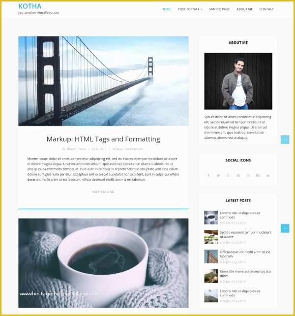 Free Blog Templates Wordpress Of 20 Free Stylish Blog themes &amp; Templates