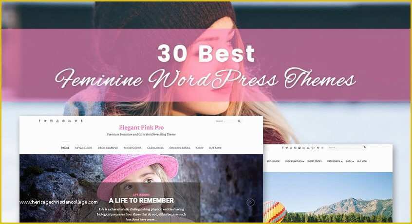 Free Blog Templates Wordpress Of 30 Best Feminine Wordpress themes Of 2017 Free and Premium