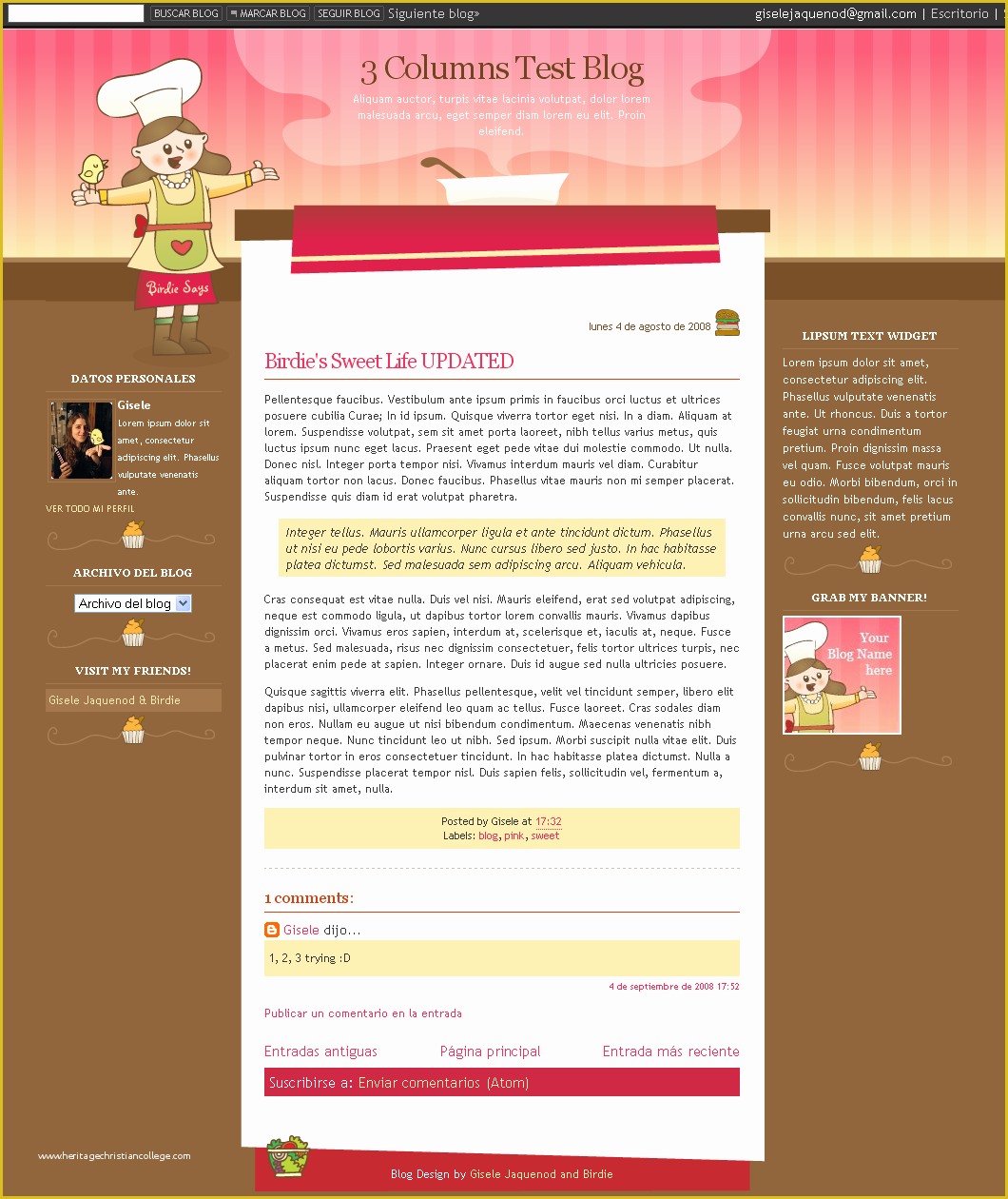 Free Blogger Templates Of Free Templates for Blogger and Wordpress Plantillas