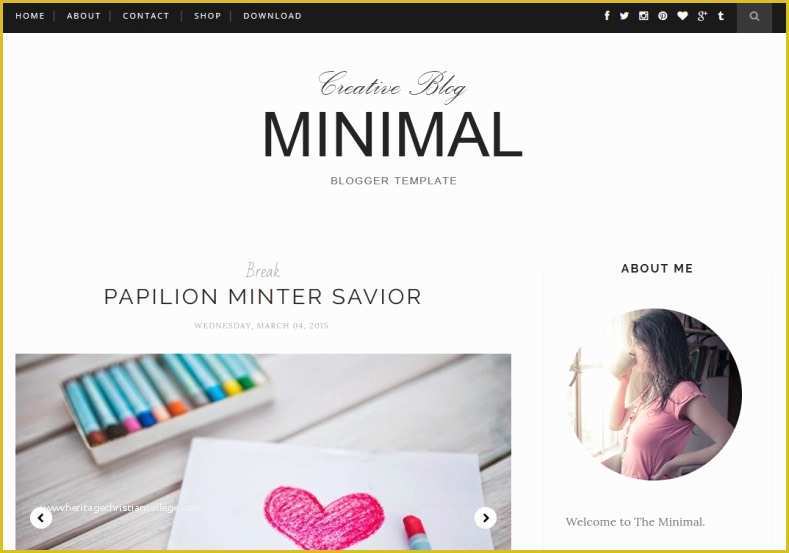 Free Blogger Templates Of Minimal Clean Blogger Template 2017 Free Download