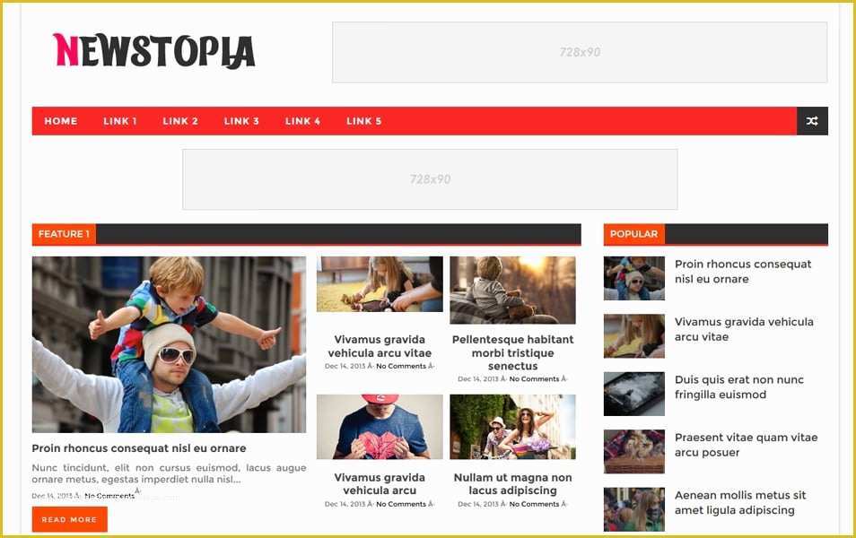 Free Blogspot Templates Of 150 Free Responsive Magazine Style Blogger Templates 2018