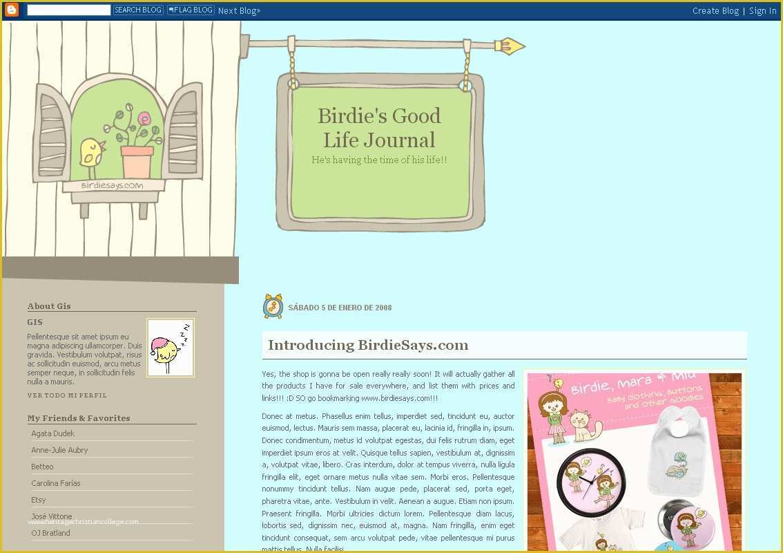 Free Blogspot Templates Of Free Blogger Template Bir S Good Life