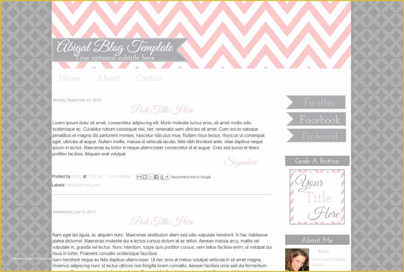 Free Blogspot Templates Of Free Blogger Templates