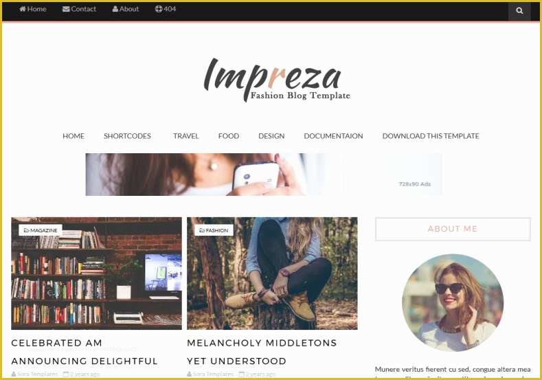 Free Blogspot Templates Of Impreza Blogger Template • Templates 2018