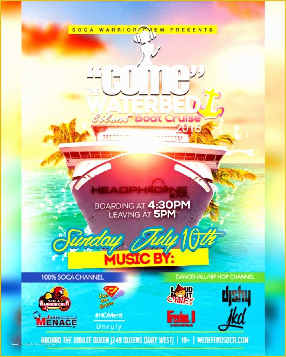Free Boat Party Flyer Template Of 4 Boat Cruise Flyer