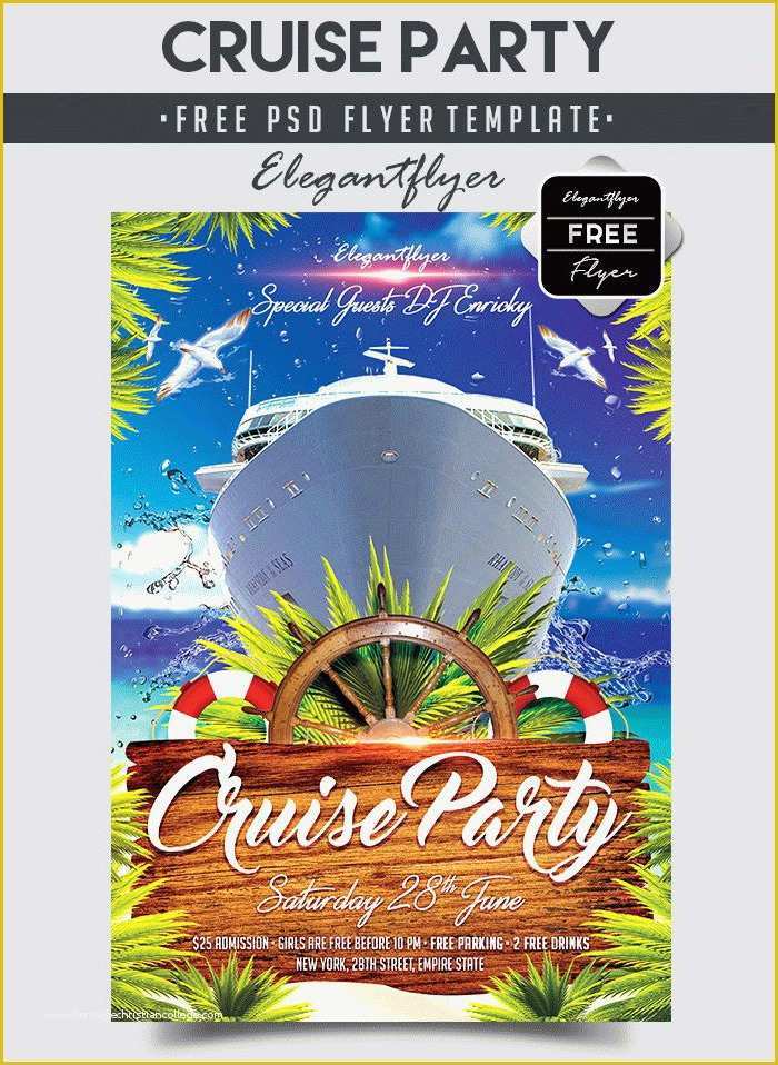 Free Boat Party Flyer Template Of 55 Free Party & event Flyer Psd Templates Designyep