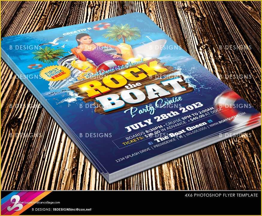 Free Boat Party Flyer Template Of Boat Cruise Party Flyer Template by Anotherbcreation On