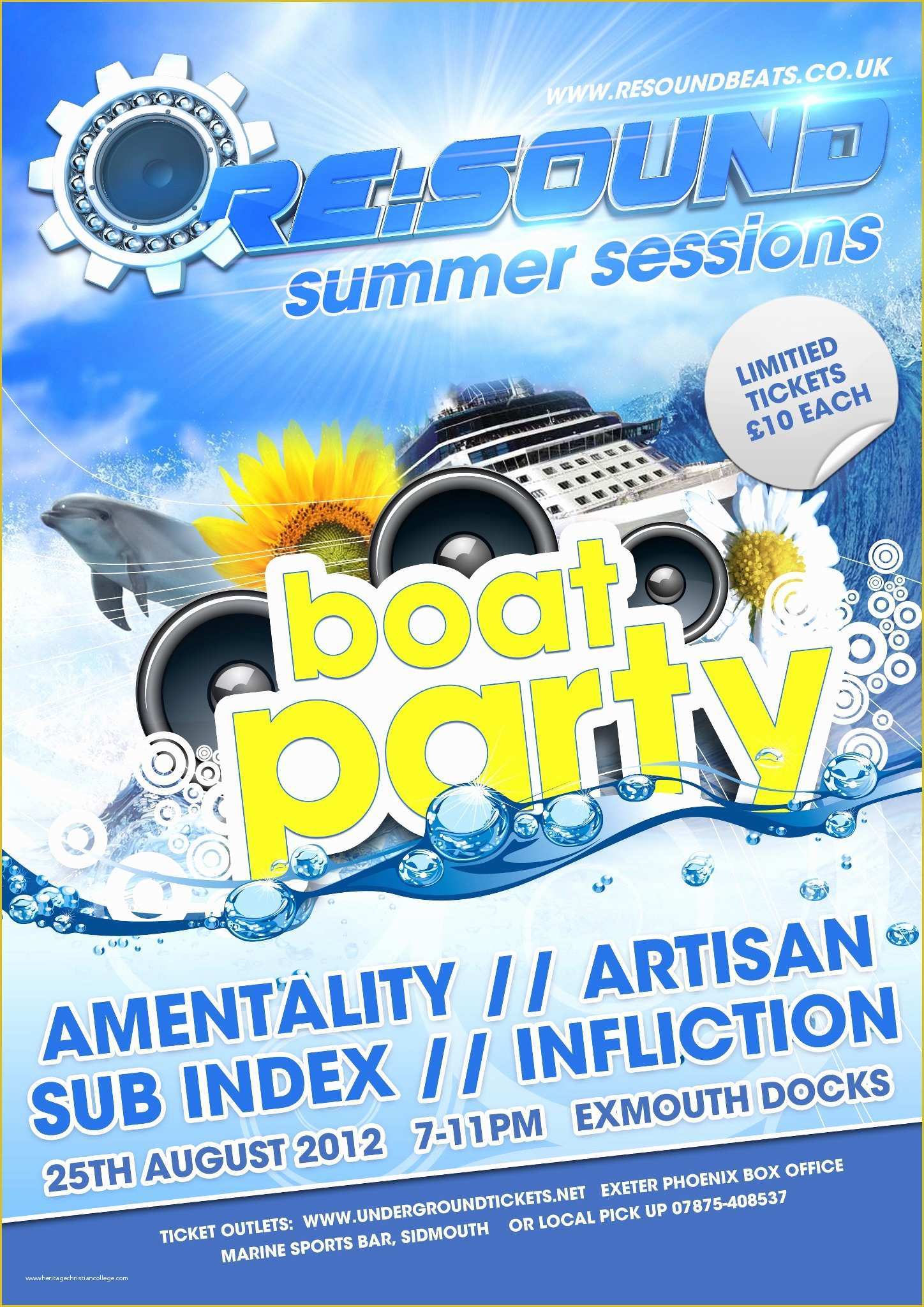 Free Boat Party Flyer Template Of the Gallery for Beach Party Flyer Templates