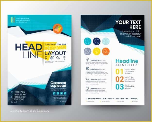 Free Booklet Template Of Brochure Template Design Vector