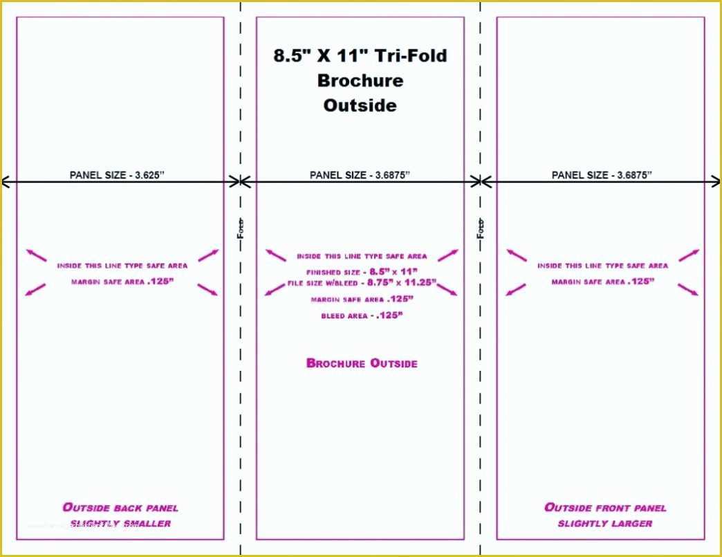 Free Booklet Template Of Free Pamphlet Template Word