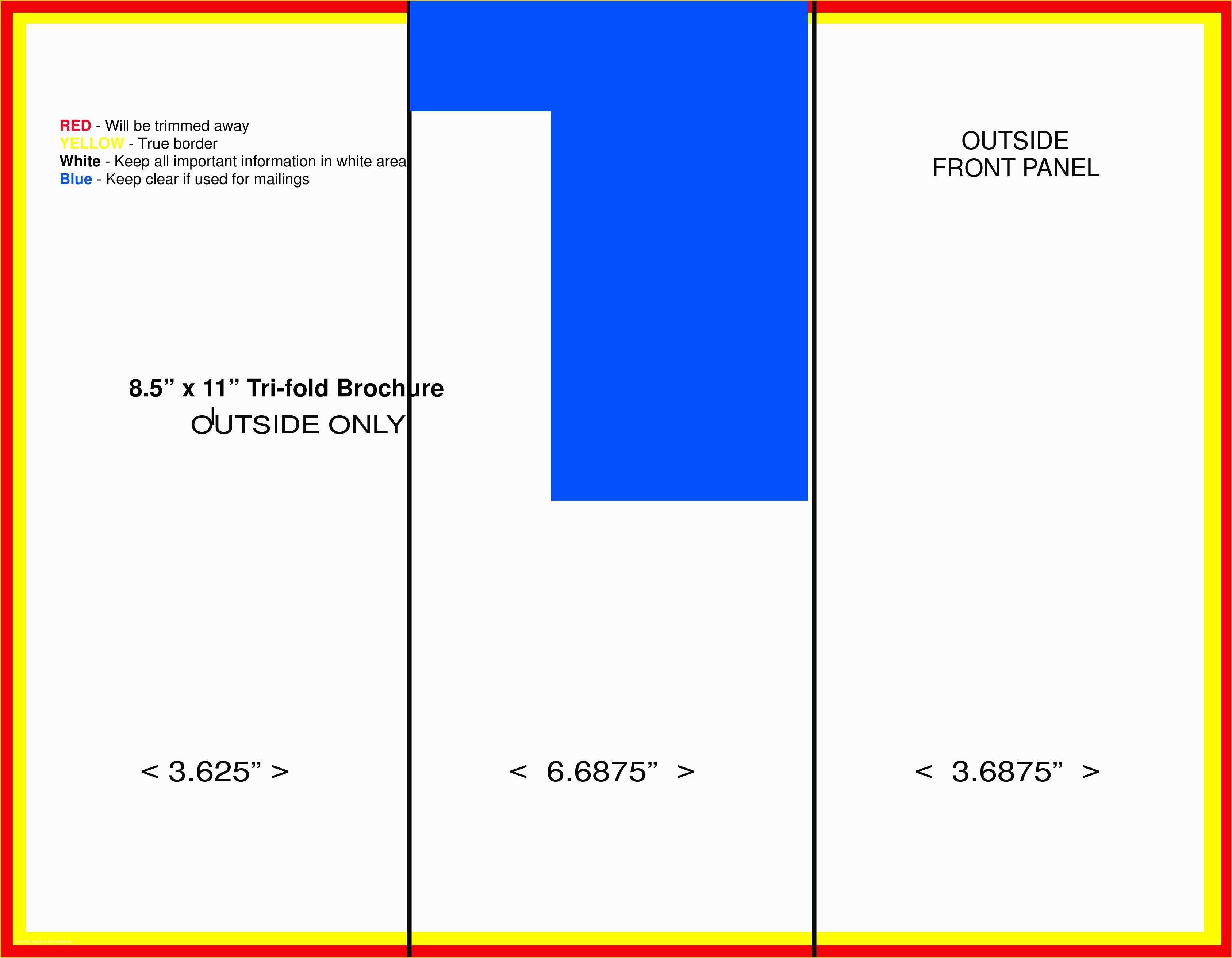 Free Booklet Template Of Free Printable Tri Fold Brochure Templates