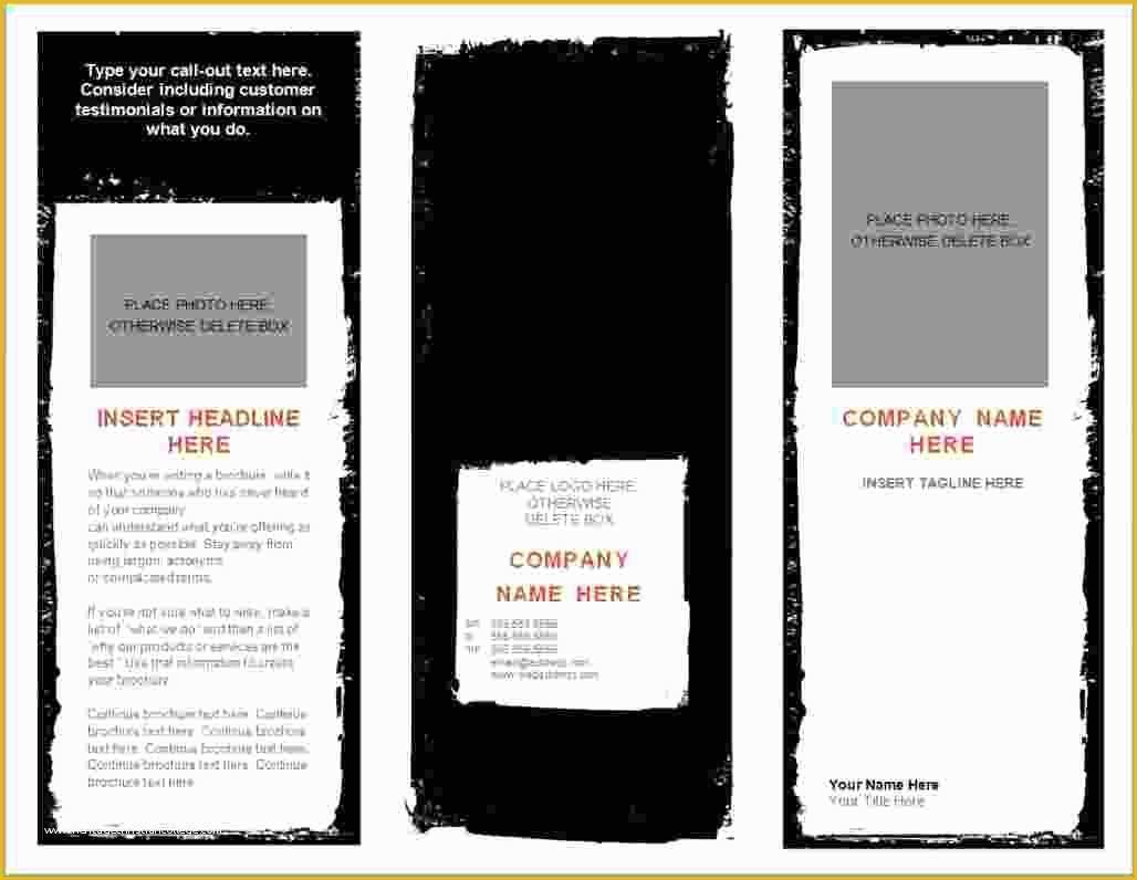 Free Booklet Template Word Of 8 Microsoft Word Brochure Template Bookletemplate