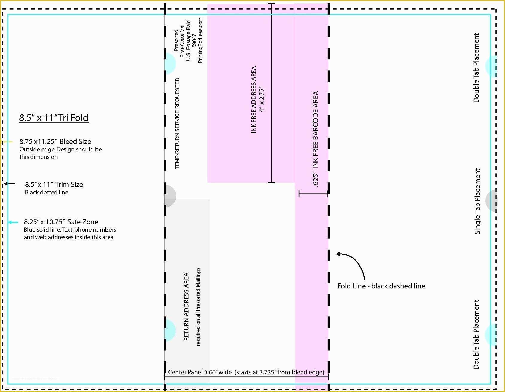 Free Booklet Template Word Of Blank Tri Fold Brochure Template Example Mughals