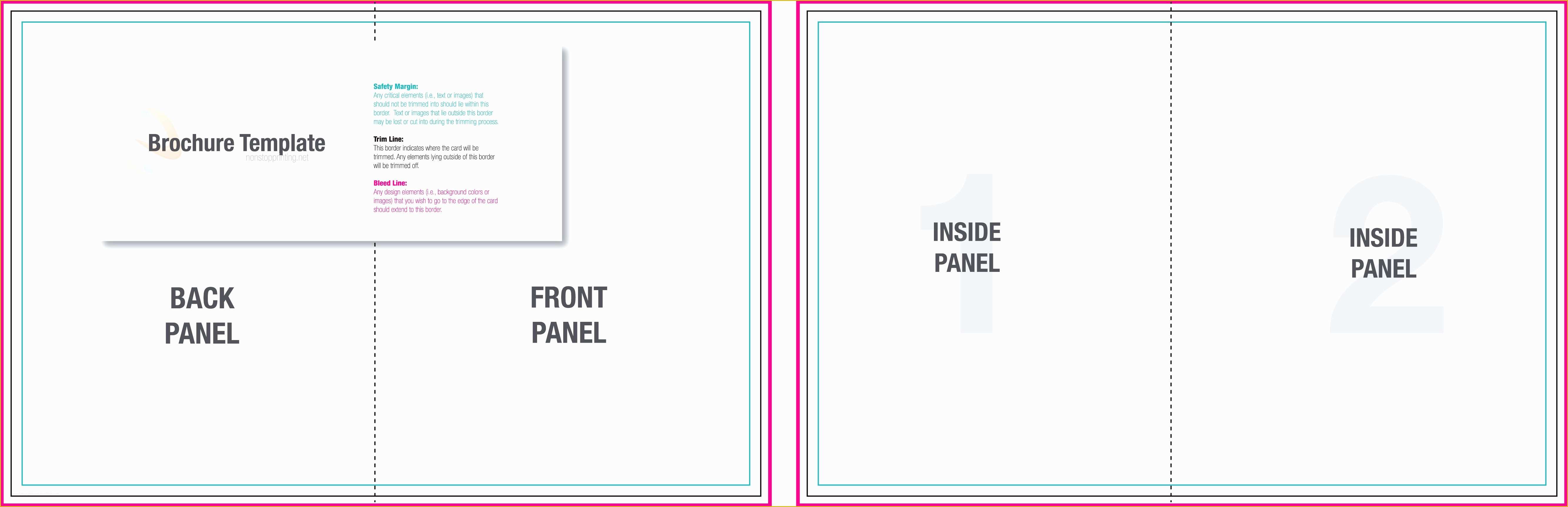 Free Booklet Template Word Of Blank Tri Fold Brochure Template Example Mughals