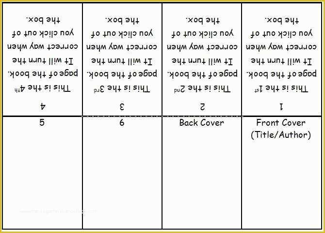 Free Booklet Template Word Of Mini Book Template Microsoft Word Google Search