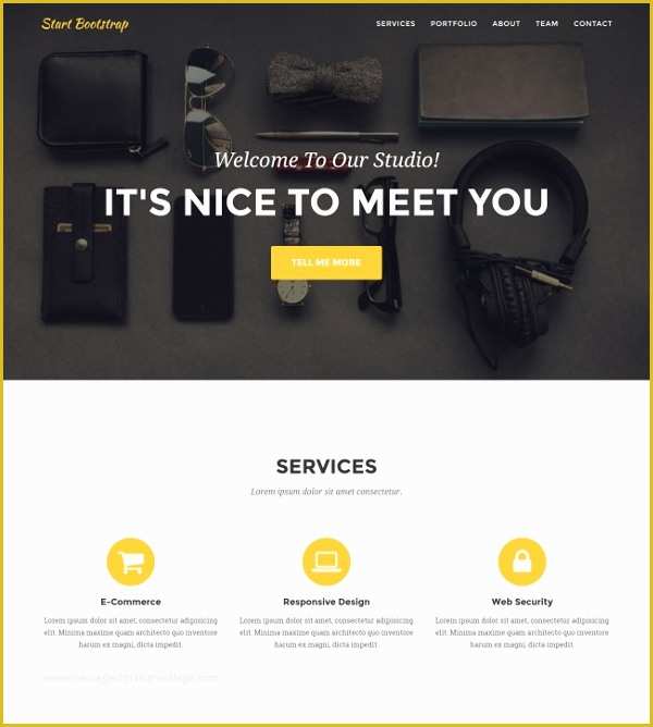 Free Bootstrap Templates Of 16 Bootstrap Landing Page themes &amp; Templates