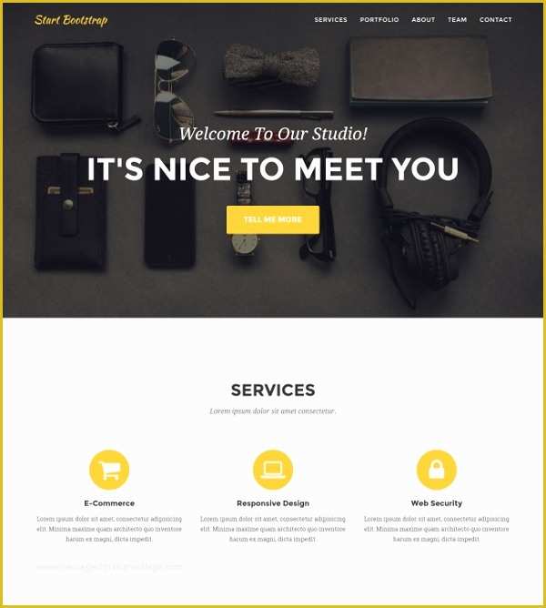 Free Bootstrap Templates Of 16 Bootstrap Landing Page themes & Templates
