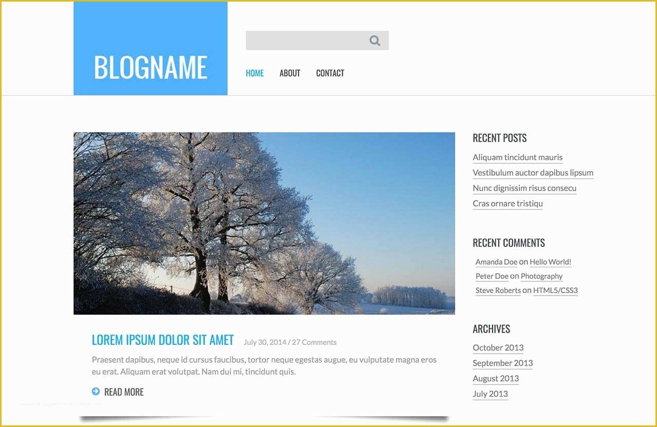 Free Bootstrap Templates Of 20 Free Bootstrap Blog Templates Xoothemes
